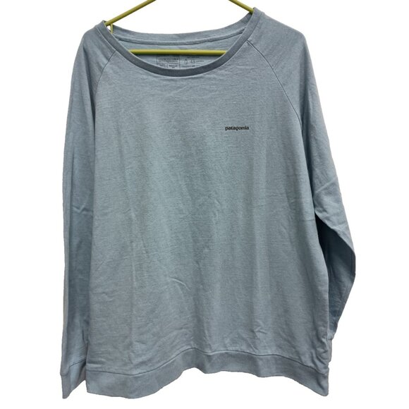 Patagonia Other - Patagonia Responsibili Tee Mens XL Blue Long Sleeve Classic Graphic Logo